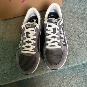 Ryka Athletic Shoes Gray and White with Breathable Mesh Upper and Cushioned Sole